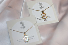 Load image into Gallery viewer, 18K Stainless Steel Letter Necklace